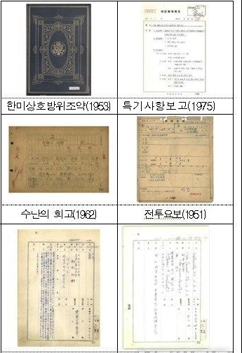 한미동맹 70주년 기념 6·25전쟁 기록 언박싱 아카이브. .연합뉴스