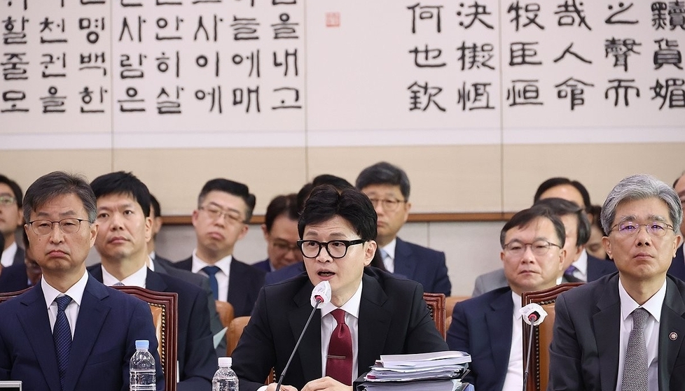 답변하는 한동훈 법무장관/연합뉴스