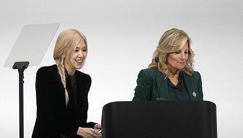 블랙핑크 로제(좌)와 질 바이든 여사/연합뉴스