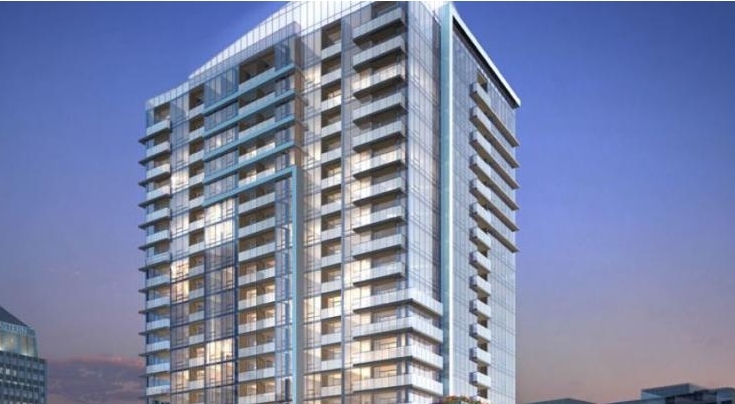 한인 부동산 개발업자가 연루된 940 Hill Project 건물 조감도.