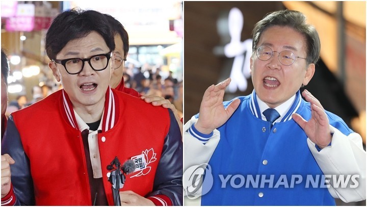한동훈 이재명. /연합뉴스