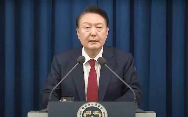 대국민 담화하는 윤석열 대통령.